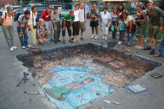 Illustration for article titled The Most Beguiling Optical Illusions In Public Places